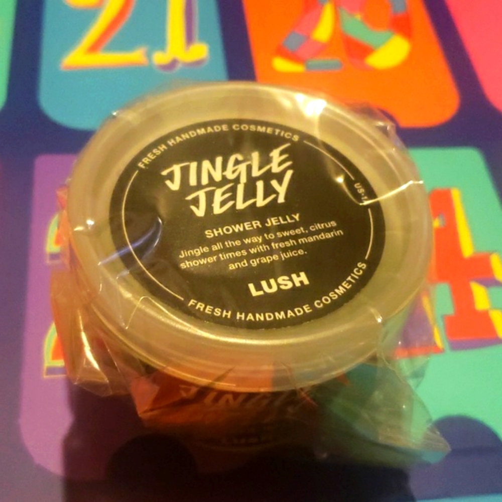 🧚‍♀️LUSH Jingle Jelly RARE 2023 DISCONTINUED Shower Jelly NWT